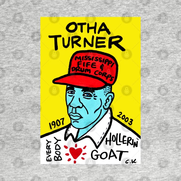 Otha Turner by krusefolkart